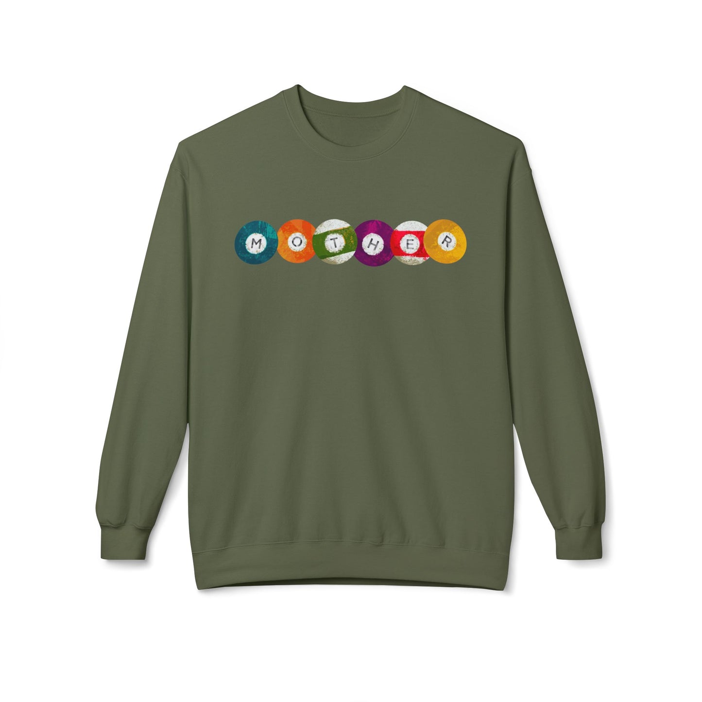 Mama with Billiard Balls -  Sweatshirt {Gildan Softstyle}