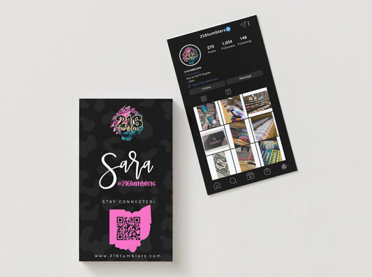 {Customized} 2x3.5” Social Media / Instagram Business Card